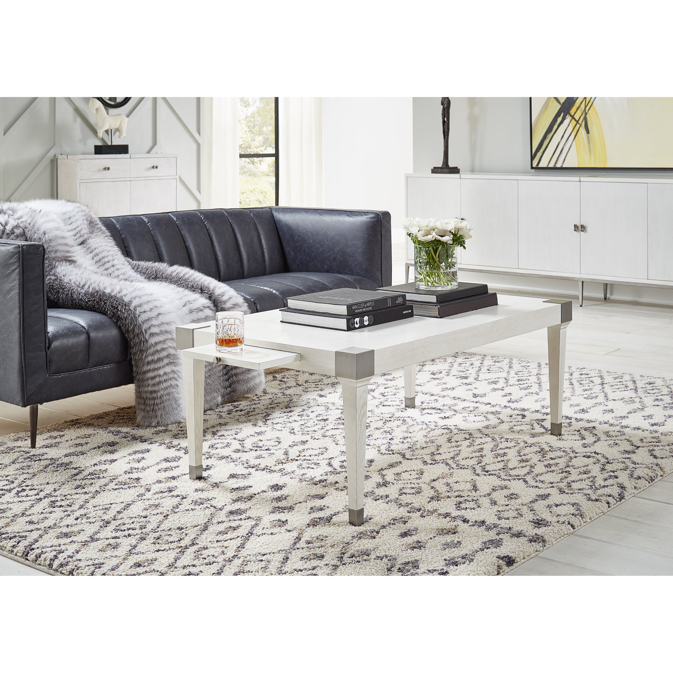Lexington Sofa - Nottinghill Gray Leather