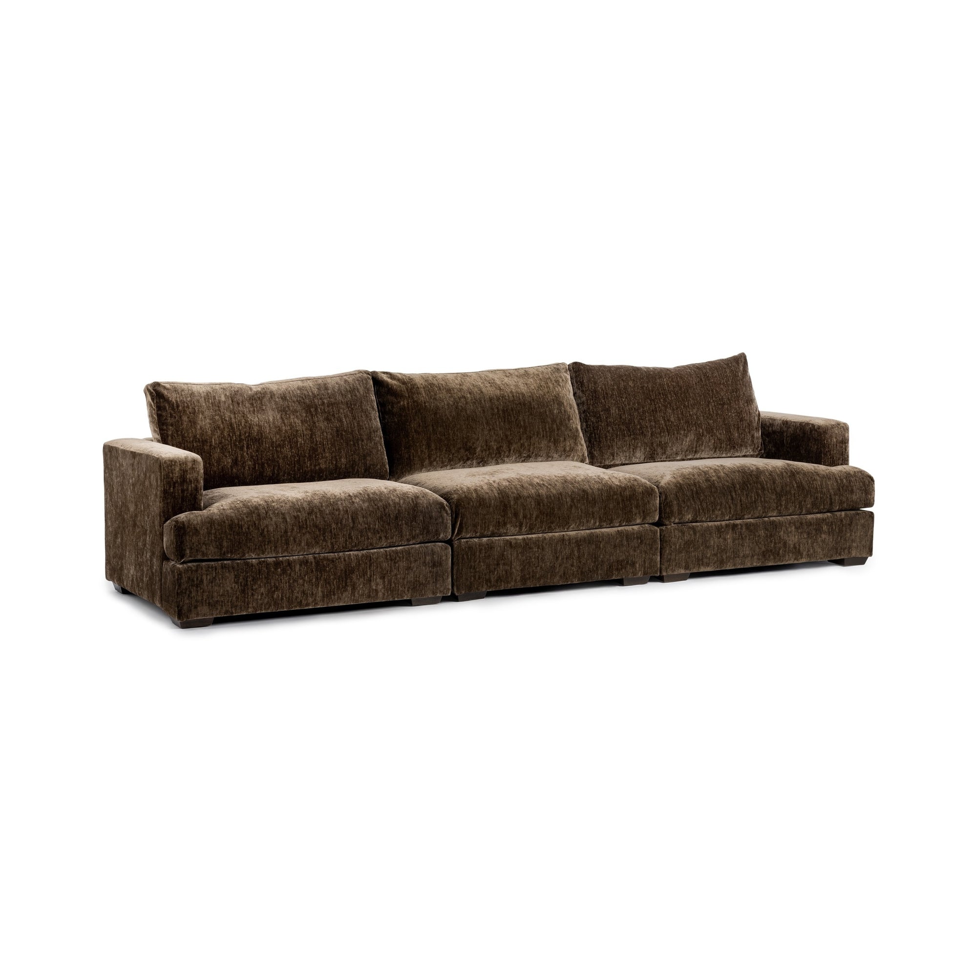 Ludwig 3-Piece Sofa - Mossed Brown