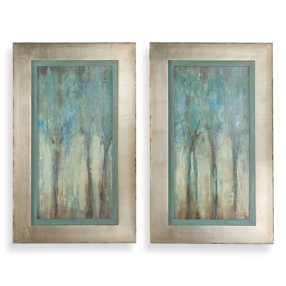 Uttermost Whispering Wind Framed Art - Set of 2