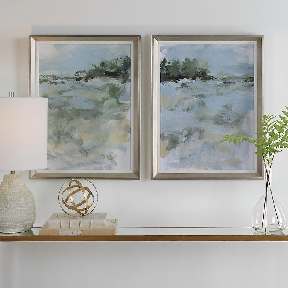 Uttermost Far Away View Framed Prints - Set of 2