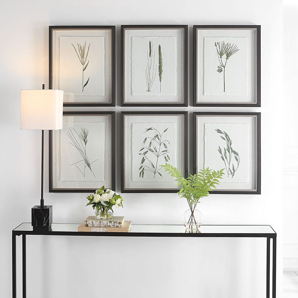 Uttermost Forest Finds Framed Prints - Set of 6