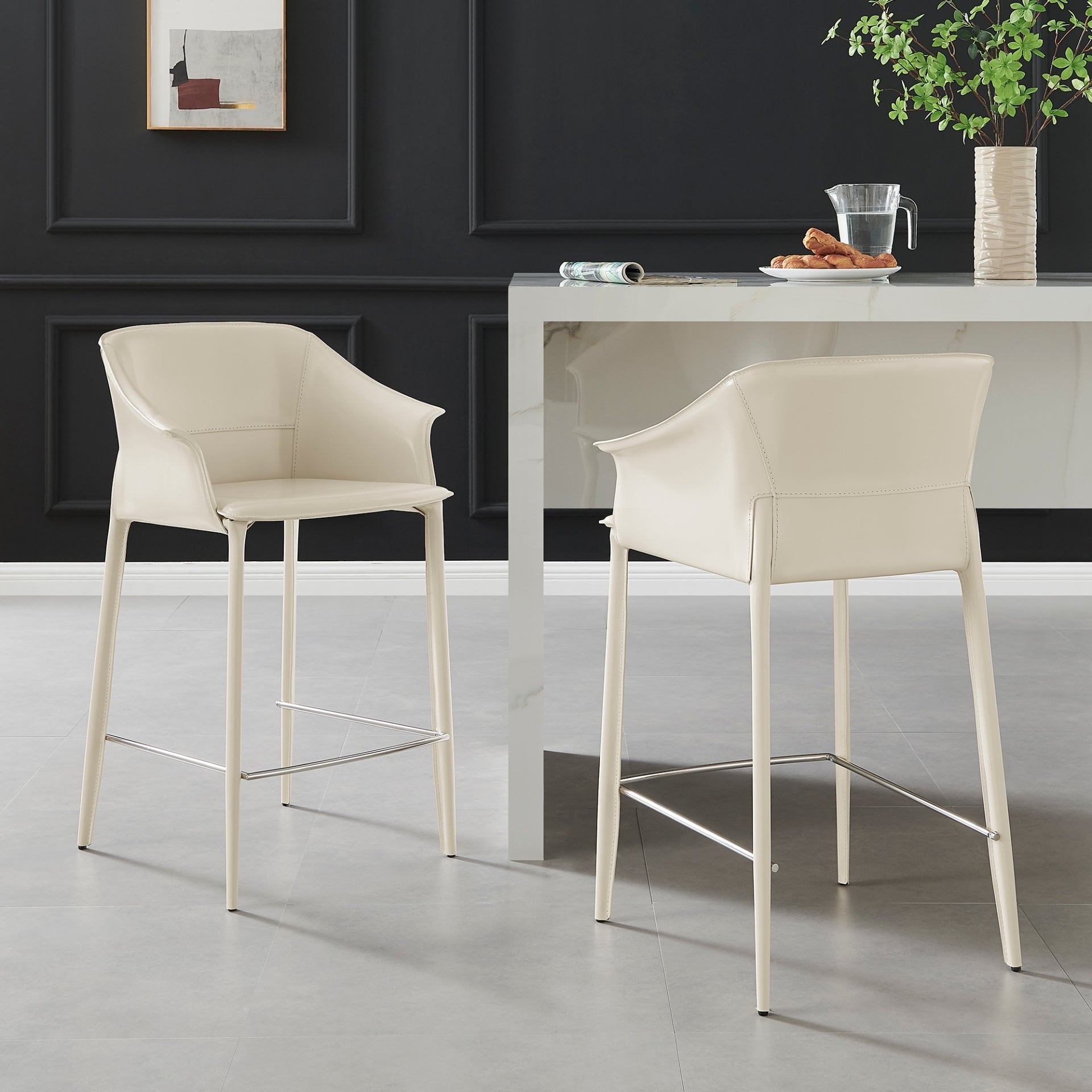 Callie Leather Counter Stool Bar & Counter Stools NPD , Black Friday Sale NPD Furniture Sale, Old Bones Co, Mid Century Furniture Sale, Four Hands Furniture, Black Friday Sale Callie Leather Counter Stool,Gus Sale, Perigold Callie Leather Counter Stool Bar & Counter Stools Black Friday Sale , Perigold Sale Callie Leather Counter Stool,Callie Leather Counter Stool Lulu and Georgia, Burke Decor Sale Callie Leather Counter Stool, www.oldbonesco.com