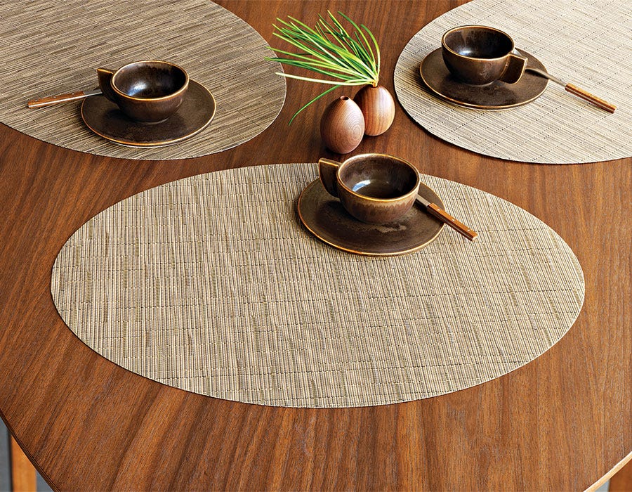 Bamboo Oval Placemat