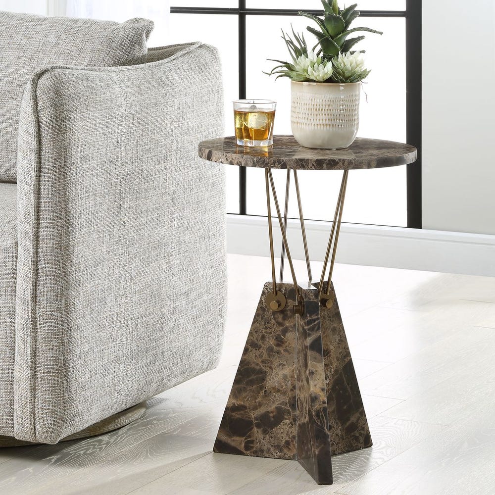 Uttermost Levitate Marble Accent Table by Uttermost
