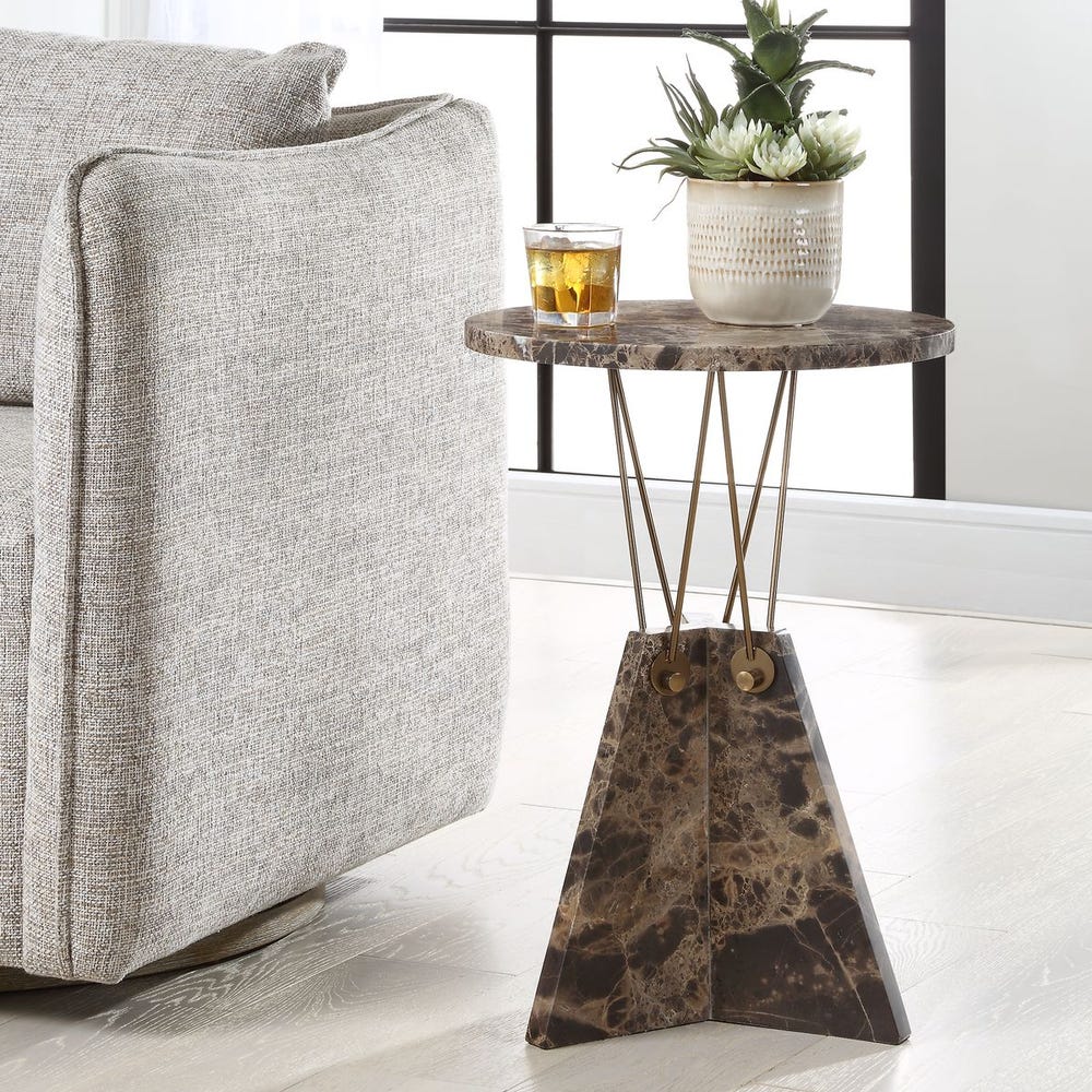 Uttermost Levitate Marble Accent Table by Uttermost