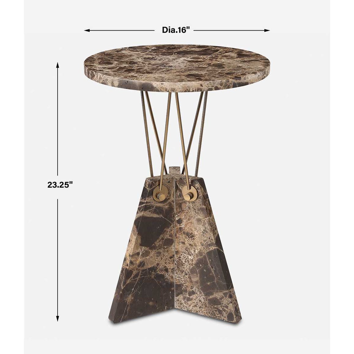 Uttermost Levitate Marble Accent Table by Uttermost