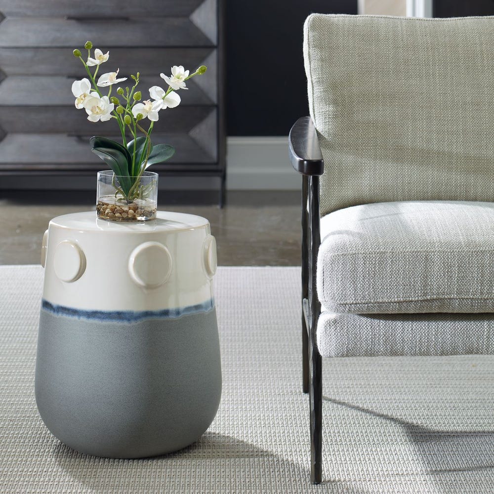 Uttermost Mulvane Ceramic Garden Stool