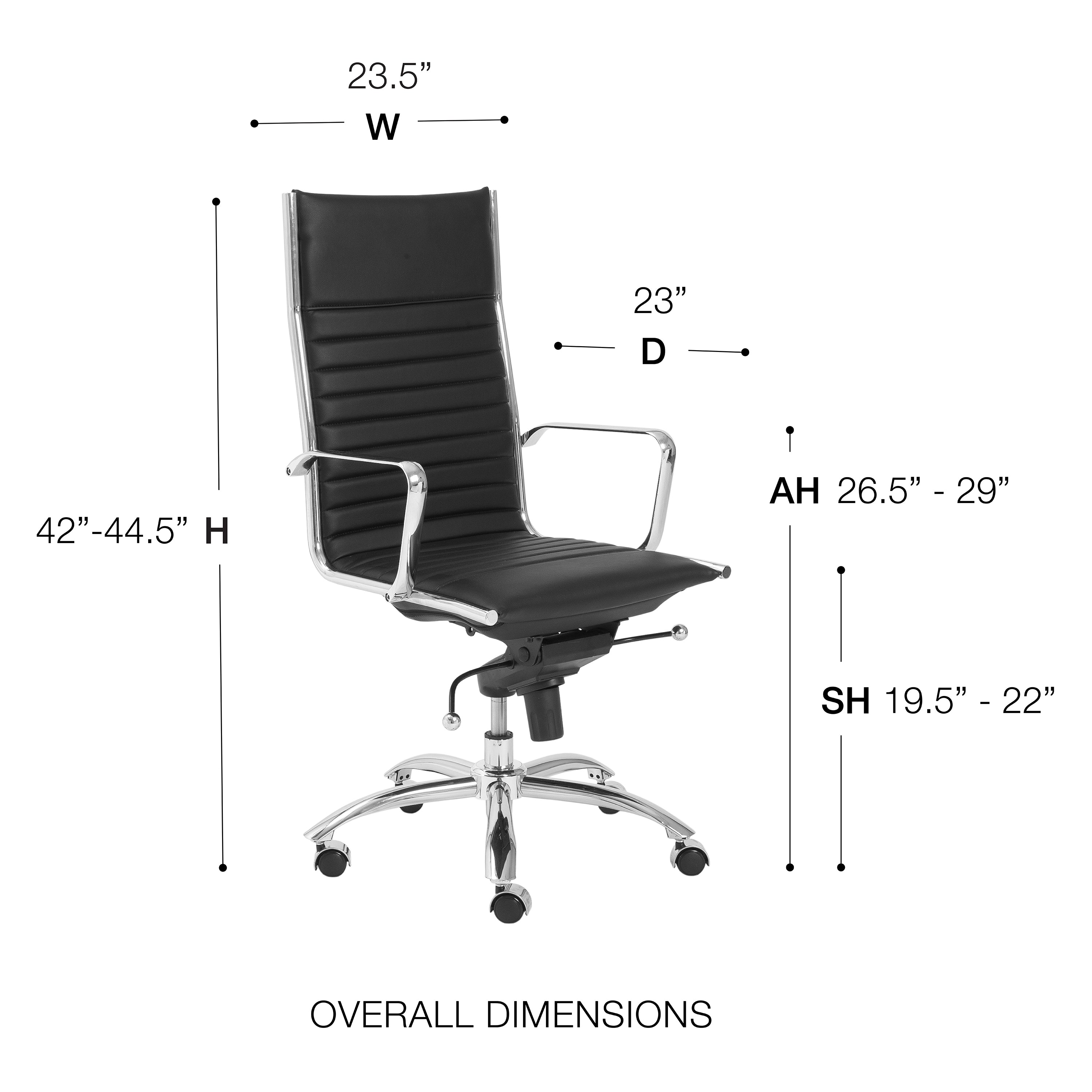 Dirk High Back Office Chair