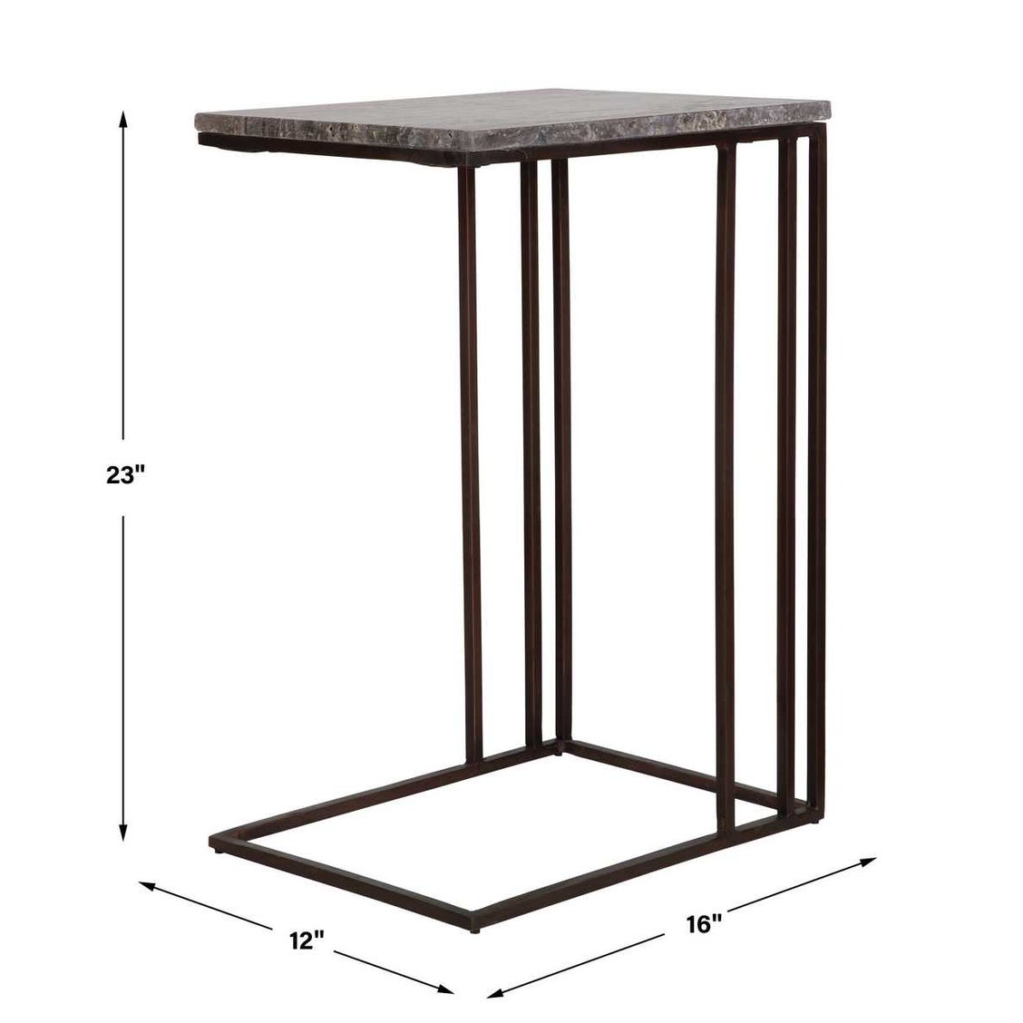 Uttermost Theodore Travertine Accent Table