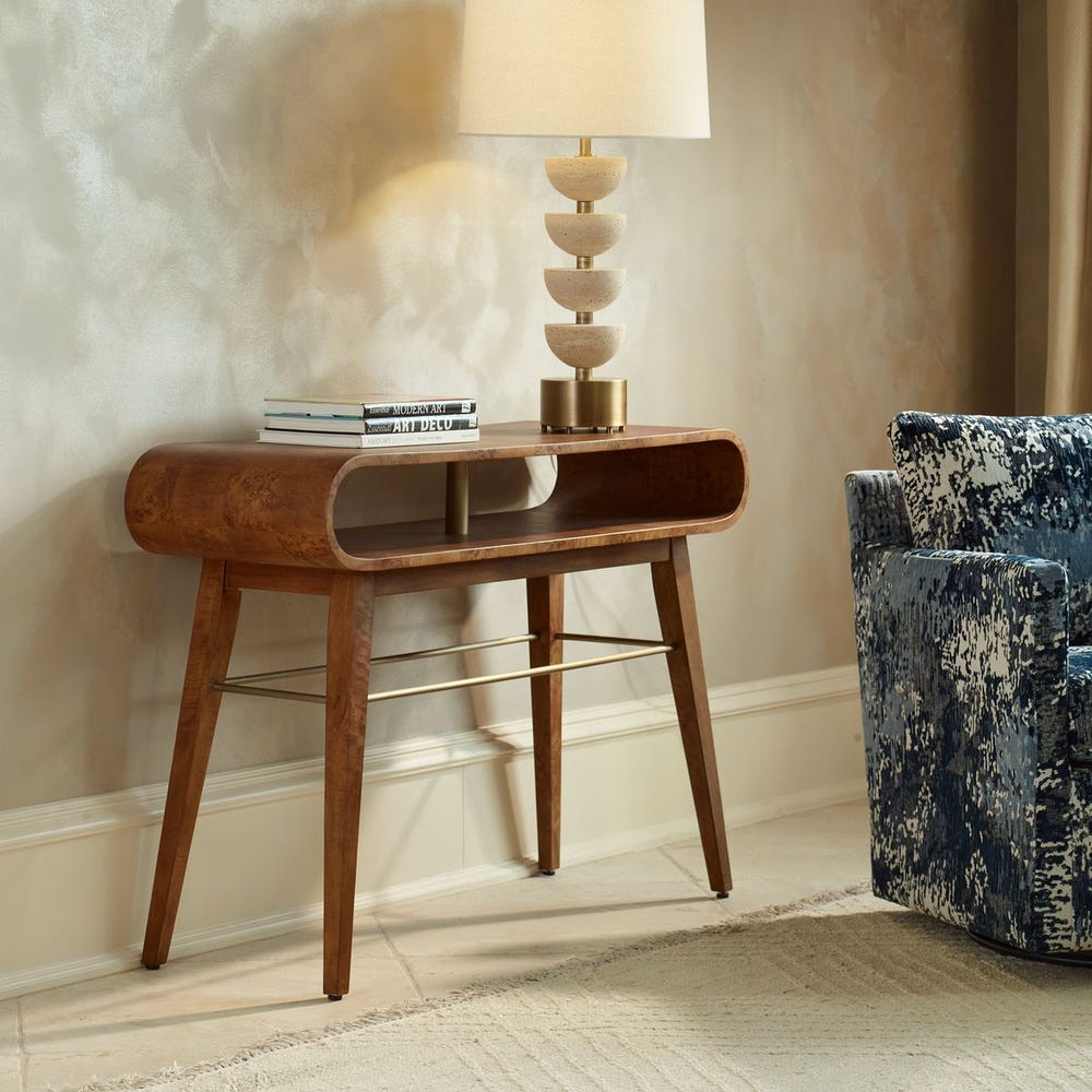 Uttermost Ledger Mid-Century Console Table