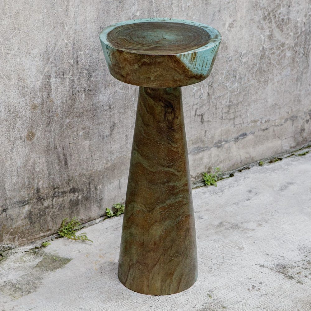 Uttermost Mano Blue-Green Drink Table
