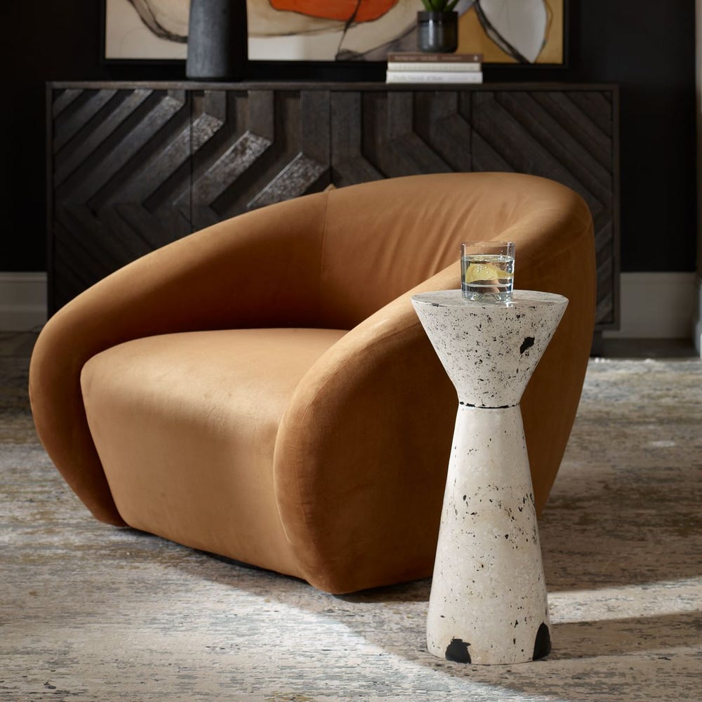 Uttermost Lenora Stone Drink Table