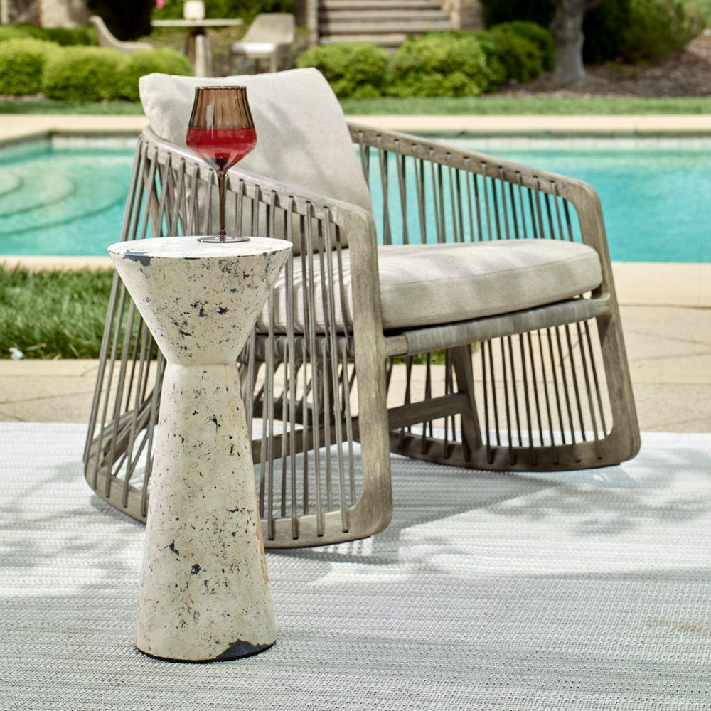 Uttermost Lenora Stone Drink Table