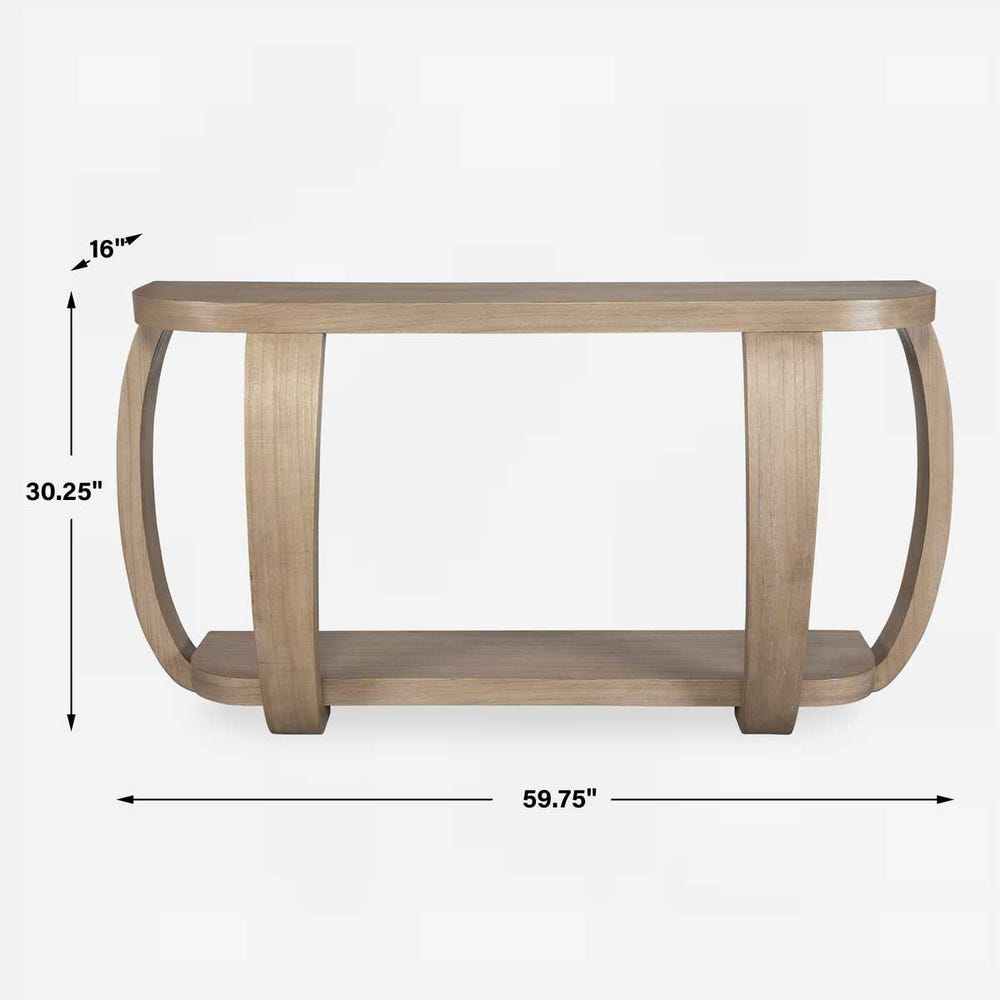 Uttermost Adona Wood Console Table