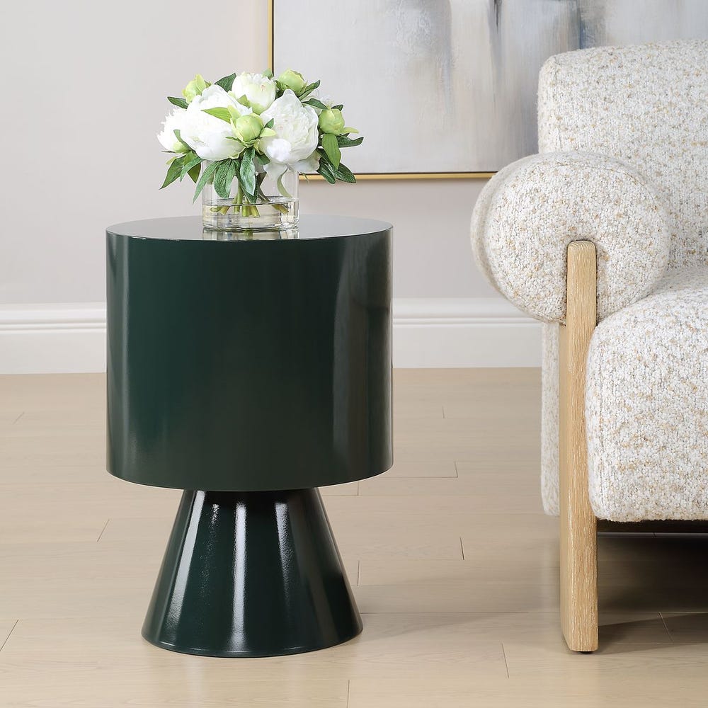 Denison Dark Green Accent Table by Uttermost