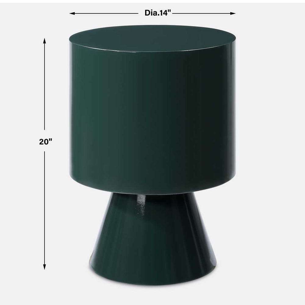Denison Dark Green Accent Table by Uttermost
