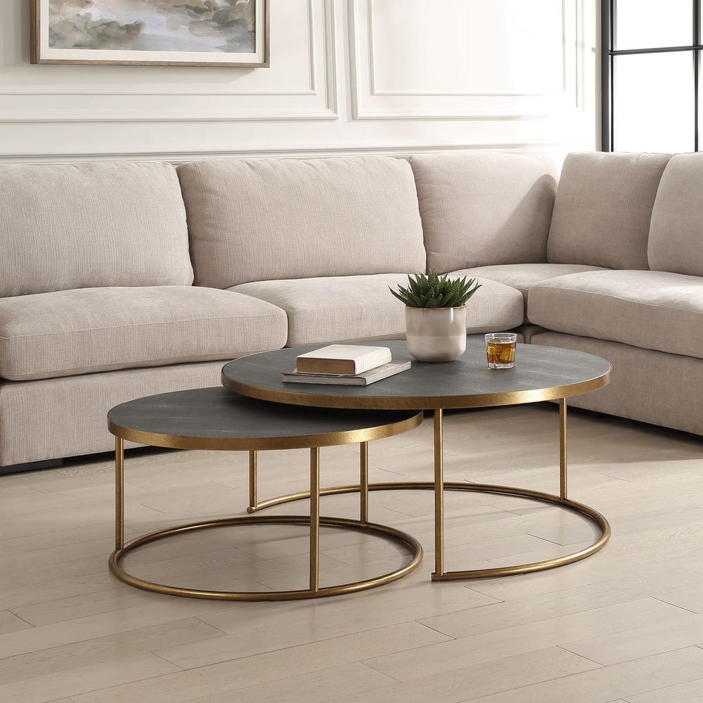 Uttermost Aragon Nesting Coffee Tables - Set of 2