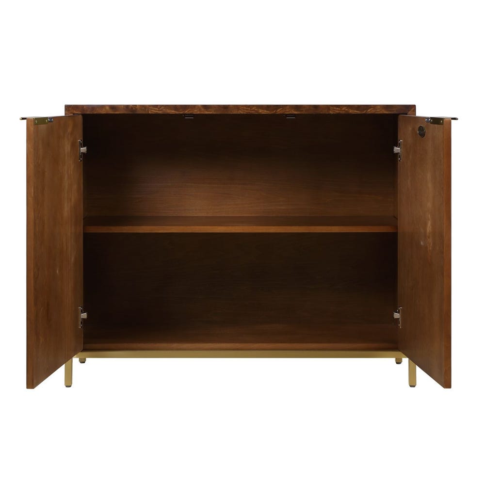 Uttermost Jethro Burl 2 Door Cabinet