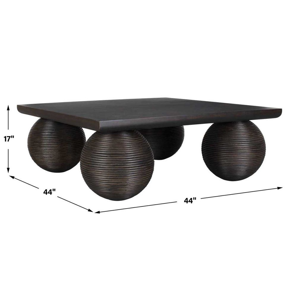 Uttermost Kasson Sphere Leg Coffee Table