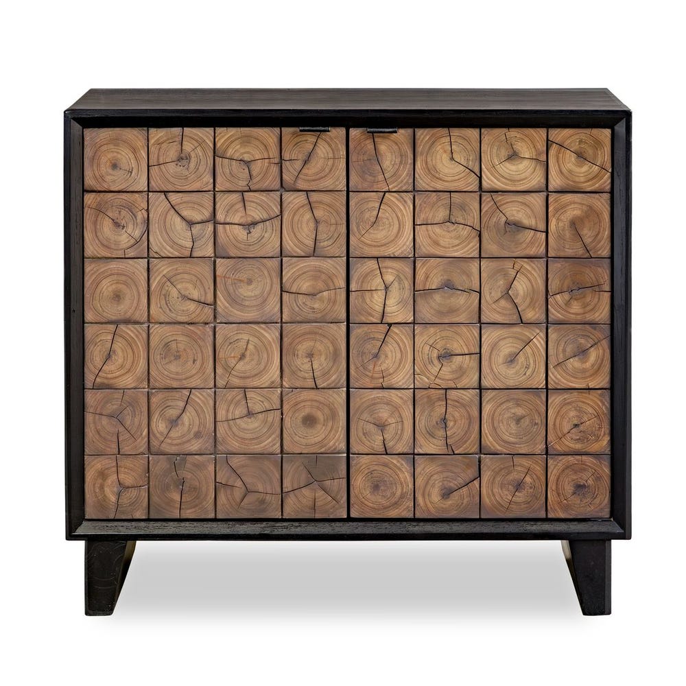 Uttermost Muestra Wood Grain 2 Door Cabinet