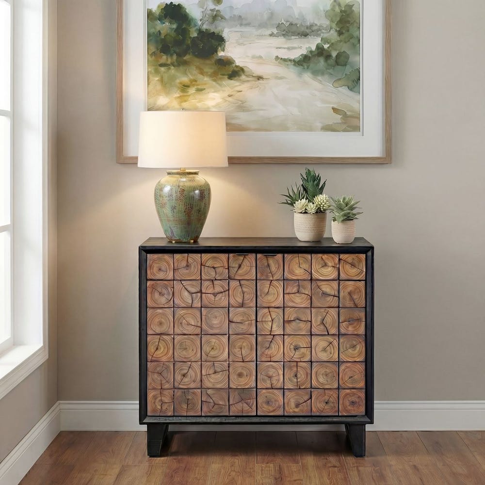 Uttermost Muestra Wood Grain 2 Door Cabinet