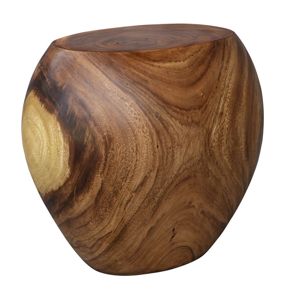 Uttermost Lomas Solid Wood Accent Stool