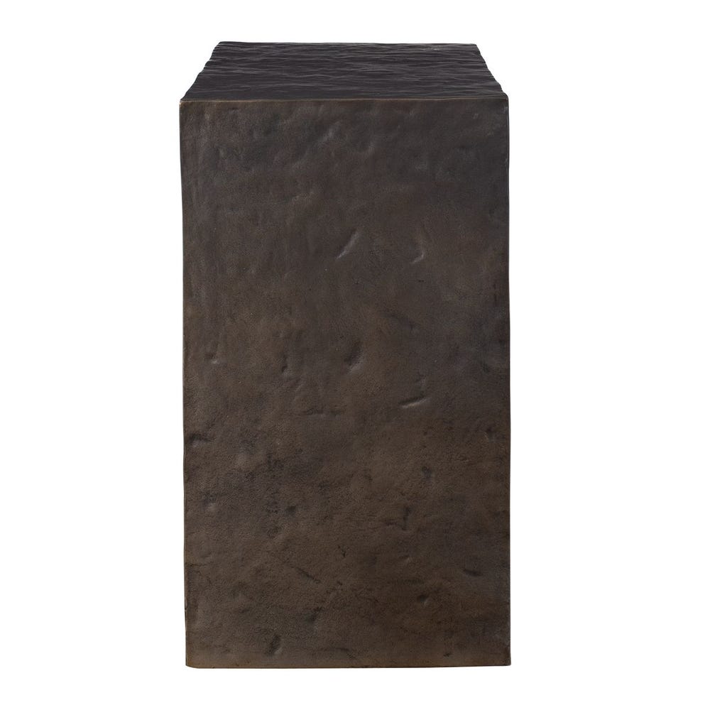 Uttermost Obra Bronze Outdoor Side Table
