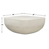Uttermost Alma Concrete Outdoor Coffee Table