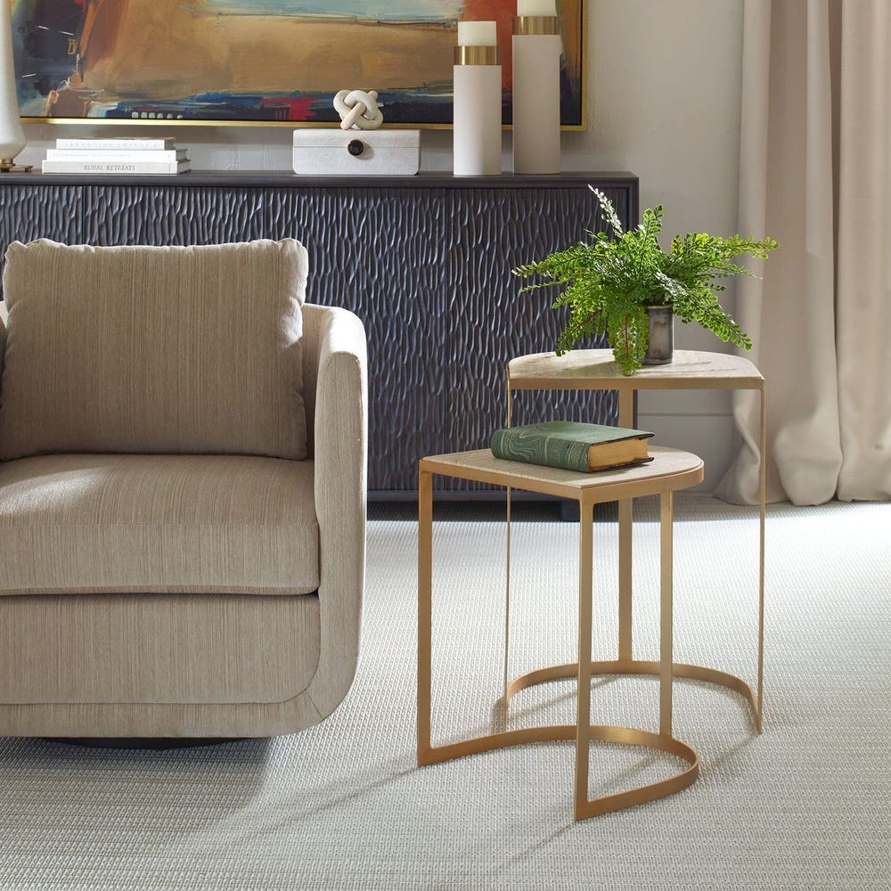 Uttermost Lindon Travertine Nesting Tables - Set of 2
