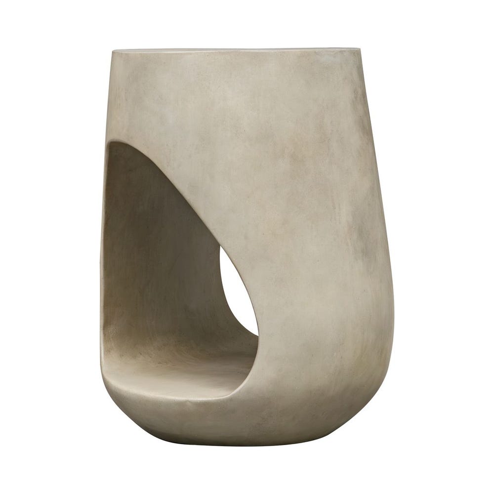 Uttermost Lithos Gray Outdoor Accent Table