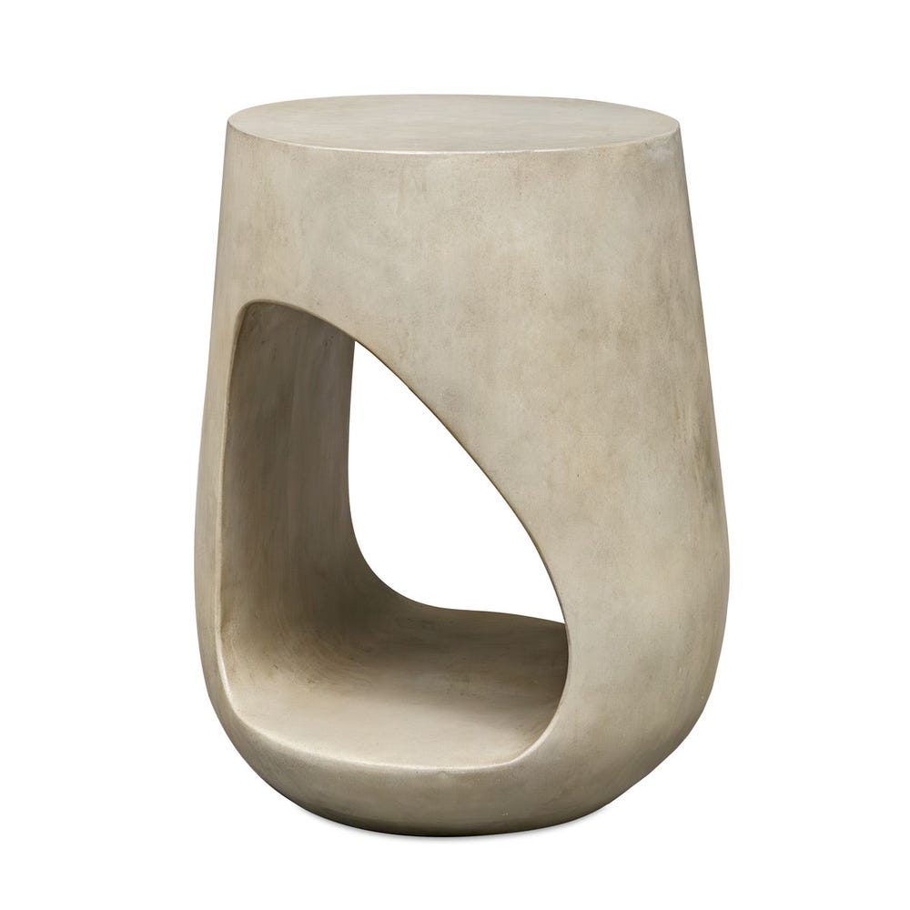 Uttermost Lithos Gray Outdoor Accent Table