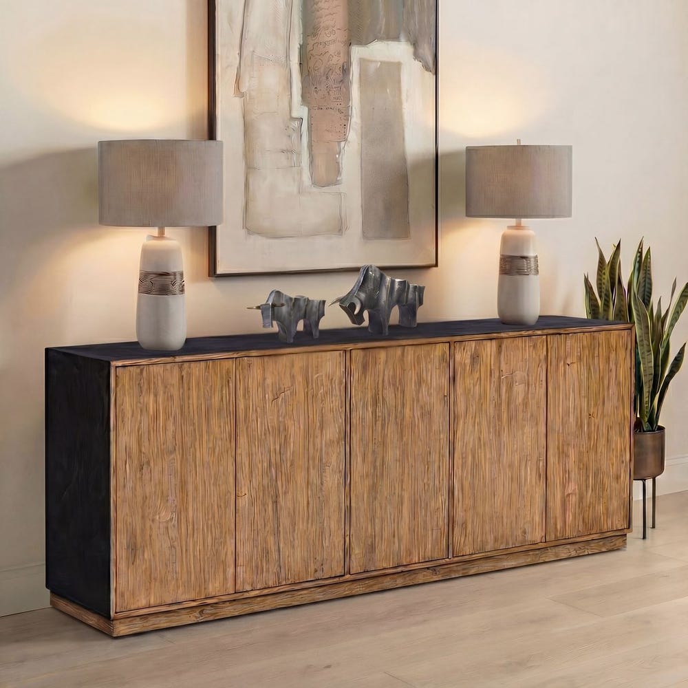 Uttermost Kelvin 5 Door Wood Media Console