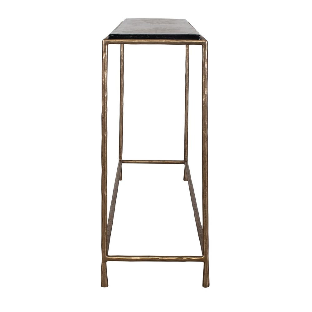 Uttermost Ovard Minimalist Metal Console Table