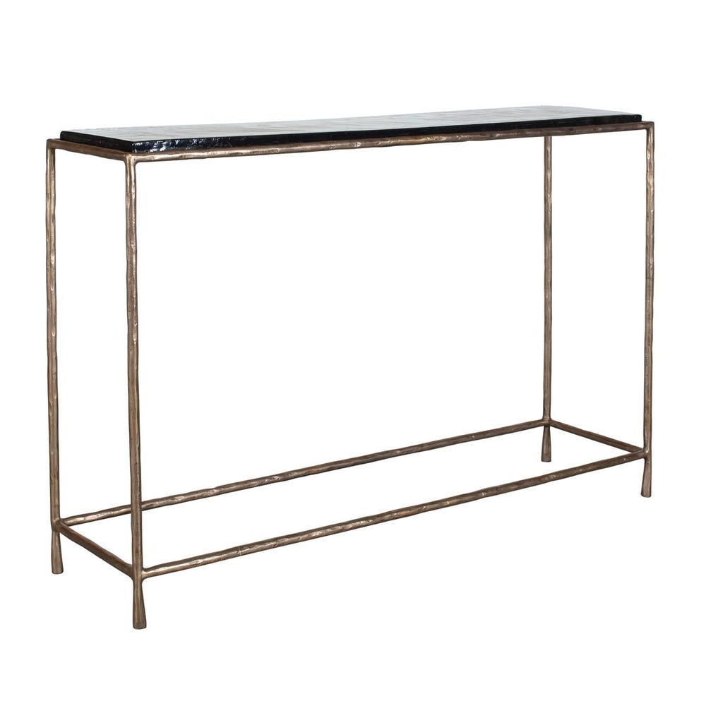 Uttermost Ovard Minimalist Metal Console Table