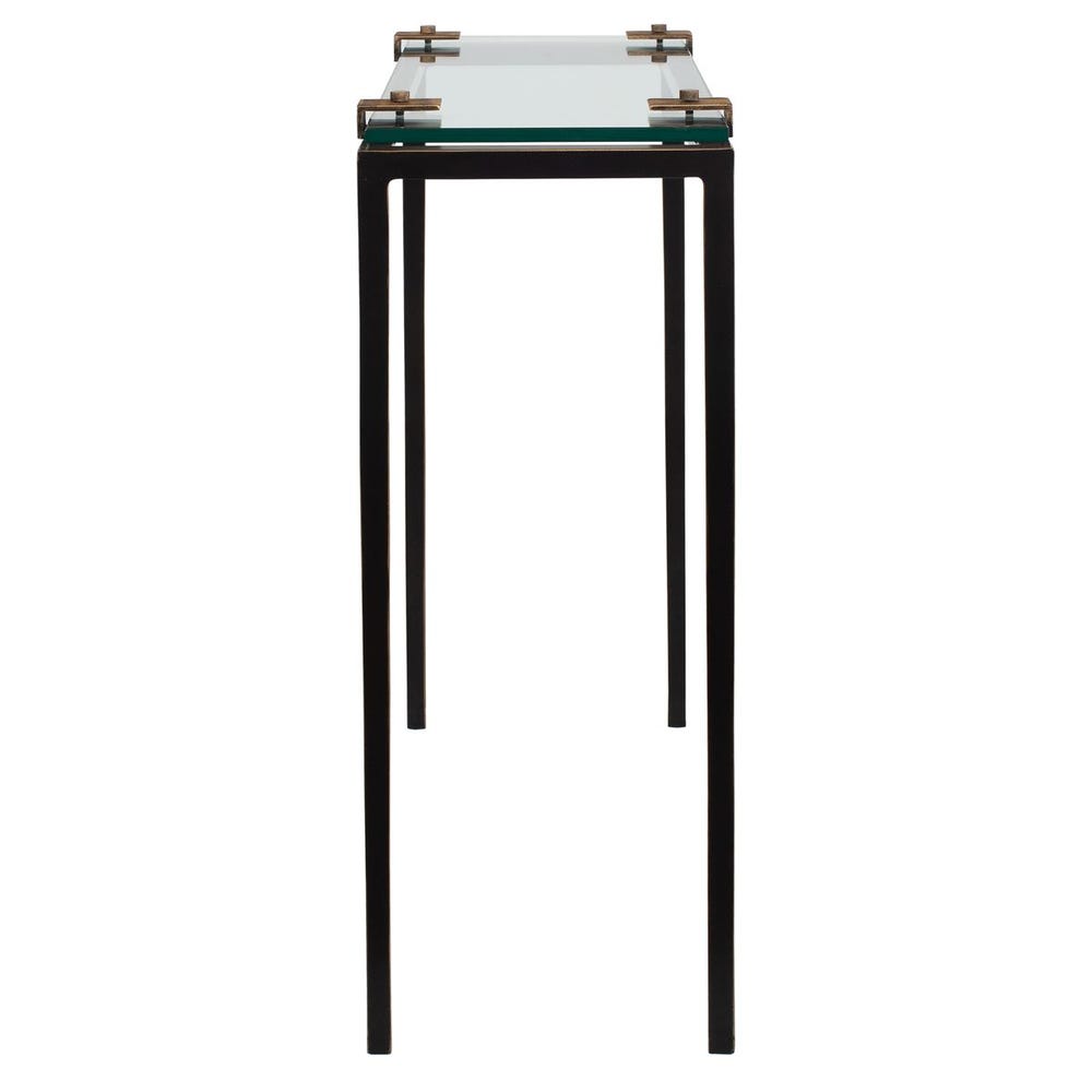 Uttermost Averona Glass Top Accent Table