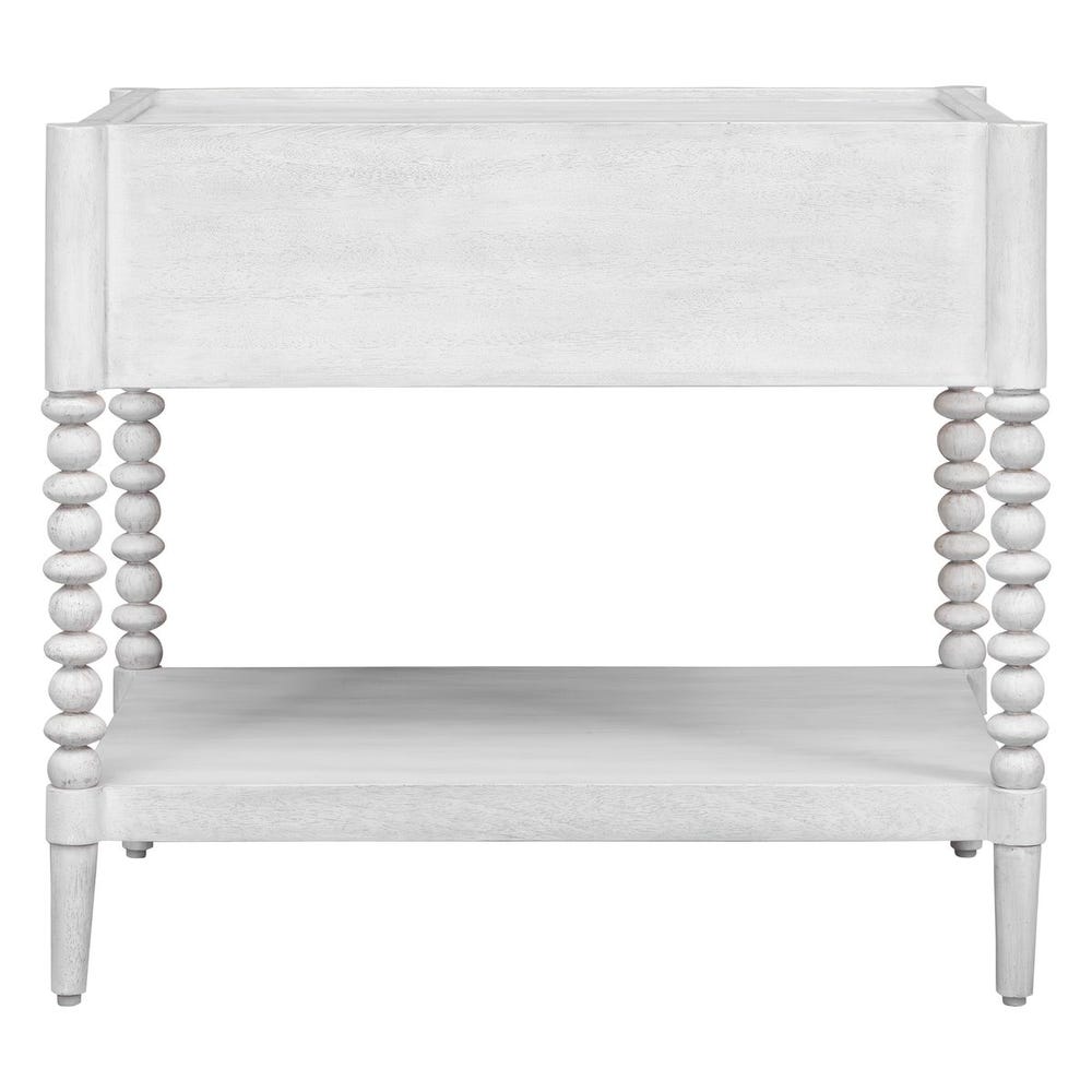 Uttermost Bales Off-White Side Table