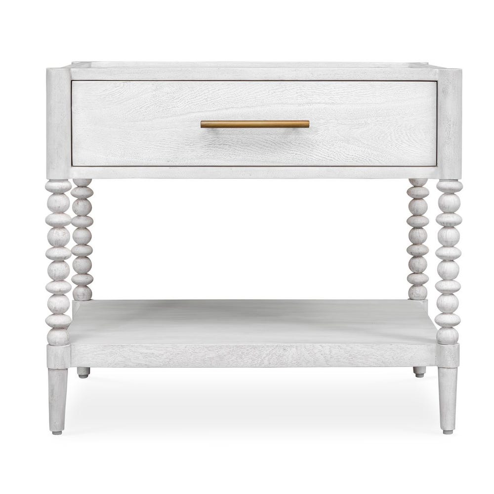 Uttermost Bales Off-White Side Table