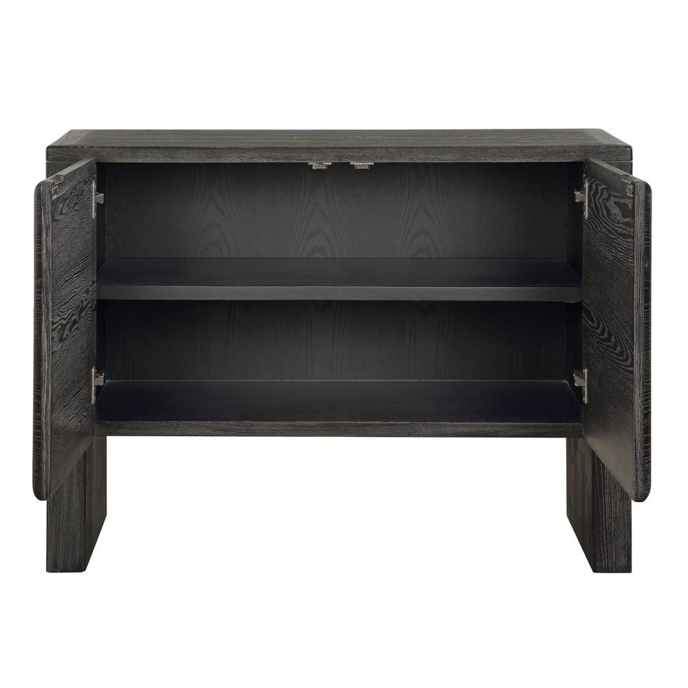 Uttermost Bierk Dark Stain 2 Door Cabinet