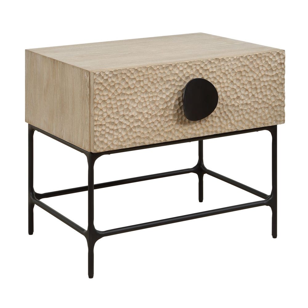 Uttermost Lunar Wooden Side Table