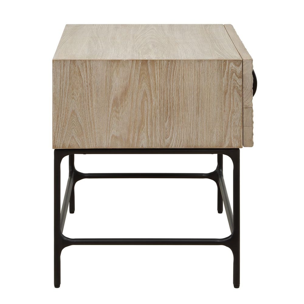Uttermost Lunar Wooden Side Table