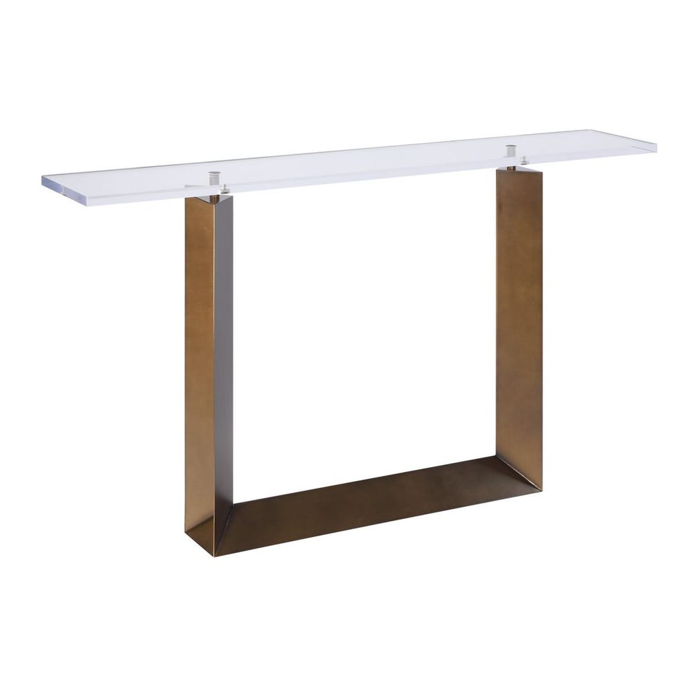 Uttermost McElroy Modern Bronze Console Table by Uttermost
