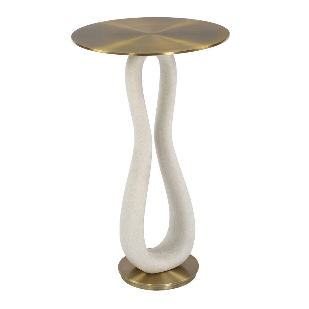 Uttermost Sonia Modern Brass Accent Table