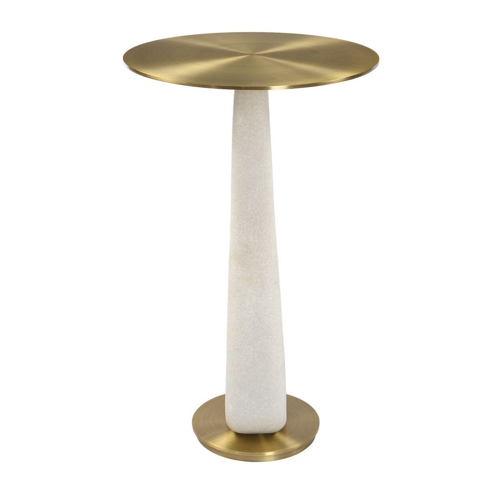 Uttermost Sonia Modern Brass Accent Table