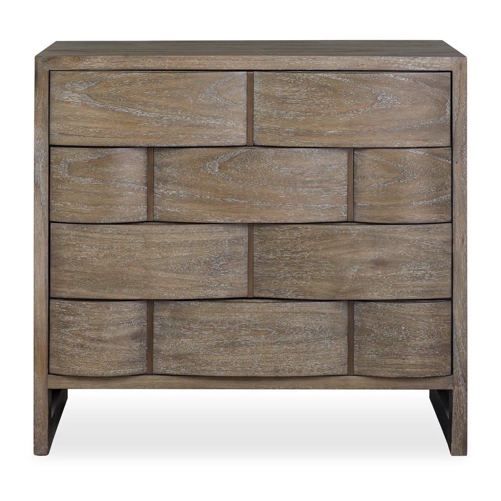Uttermost Lydon 4 Drawer Brown Finish Chest