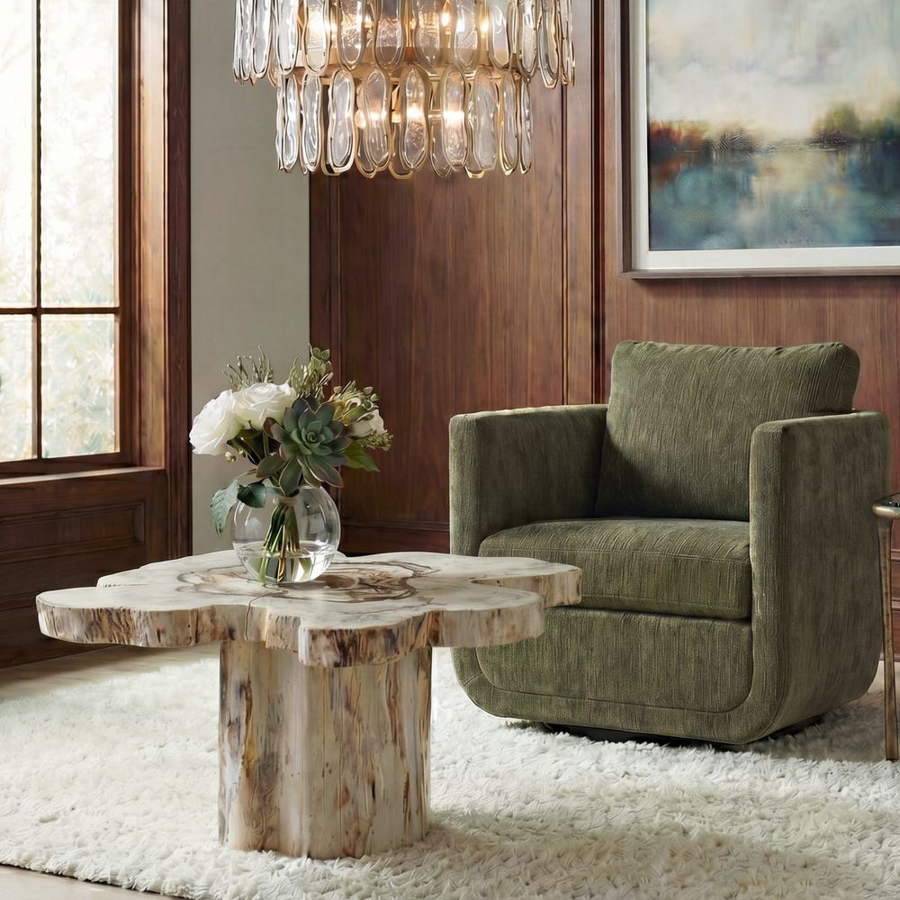 Uttermost Anzalone Solid Wood Coffee Table