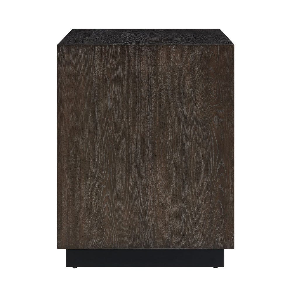 Uttermost Barrett Dark Charcoal Oak Cabinet