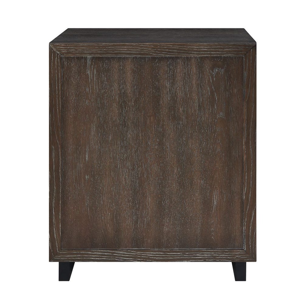 Uttermost Barrett Dark Charcoal Oak Cabinet