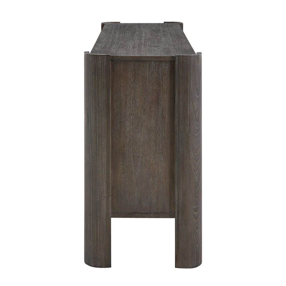 Uttermost Drury 2 Door Dark Gray Cabinet