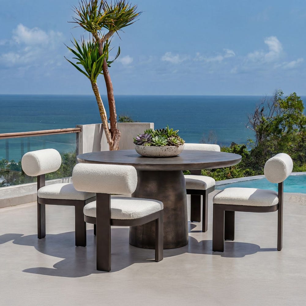 Uttermost Madrone Indoor-Outdoor Bronze Bistro Table