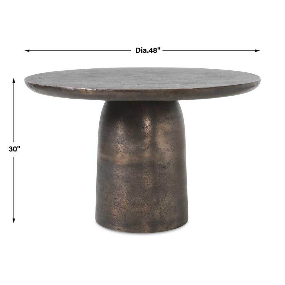 Uttermost Madrone Indoor-Outdoor Bronze Bistro Table